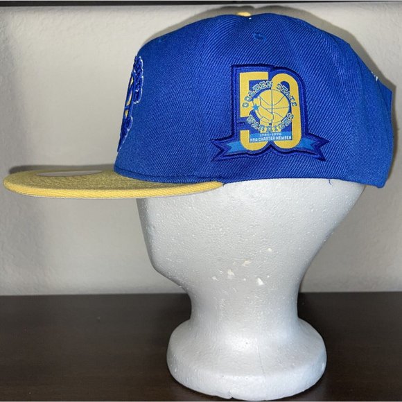 Golden State Warriors Mitchell & Ness Original Fit Snapback Hat Cap NBA - Picture 3 of 9